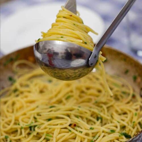 plating aglio e olio